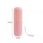 Toothbrush holder for travel, pink color, model R01DRO
